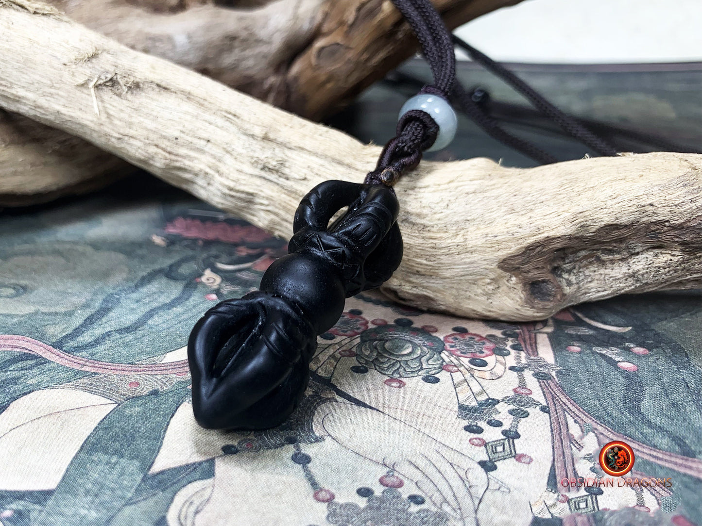 Pendentif dorje en onyx