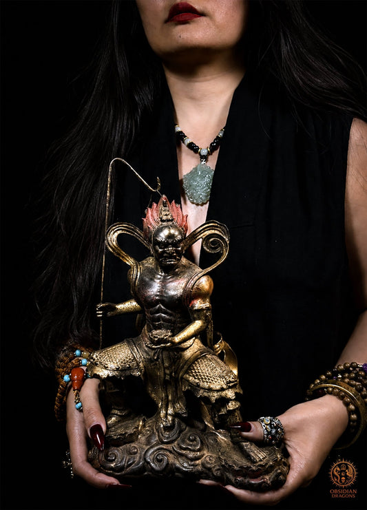 Statuette bouddhiste ésotérique en bronze – Mianran Dashi