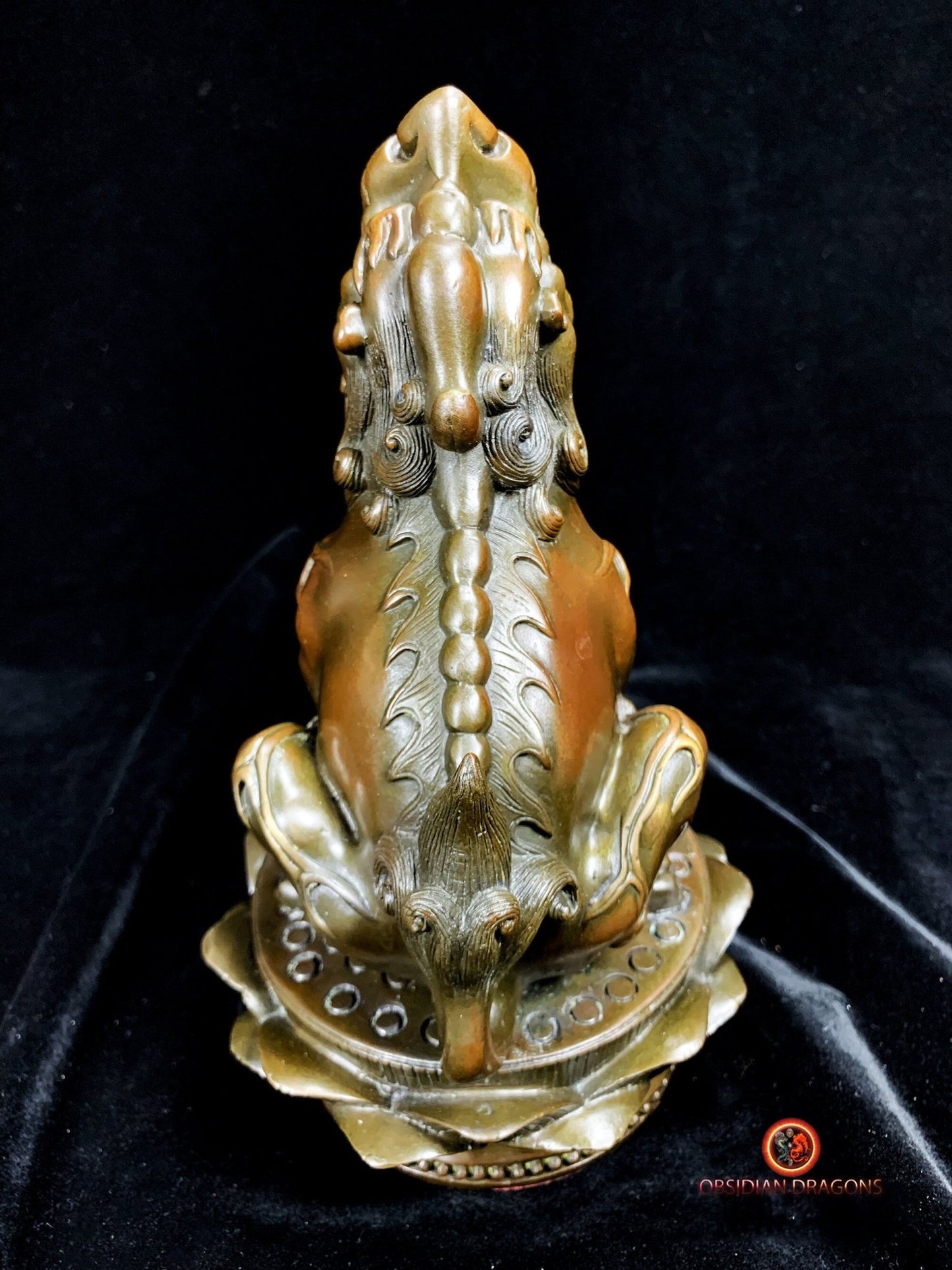 Statuette Pixiu en Bronze - Protection et Prospérité Feng Shui | obsidian dragons
