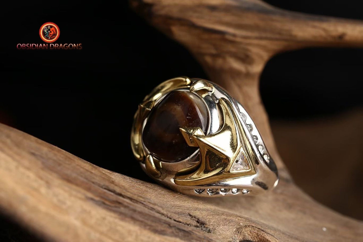 Bague tibétaine- DZI à un oeil