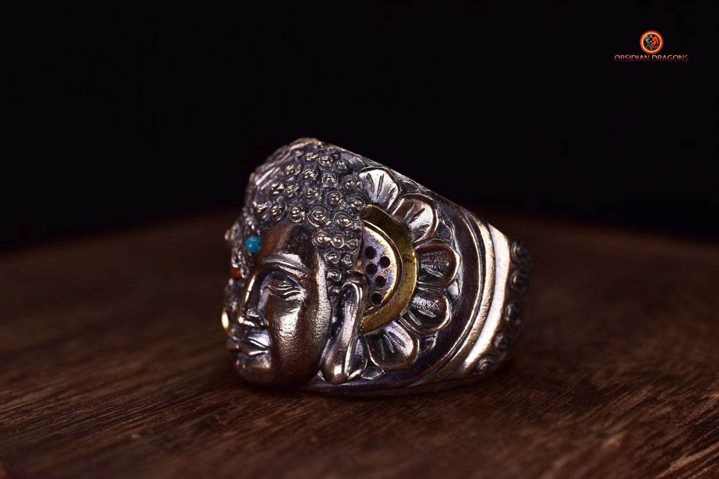 Bague Démon et bouddha- Dualité