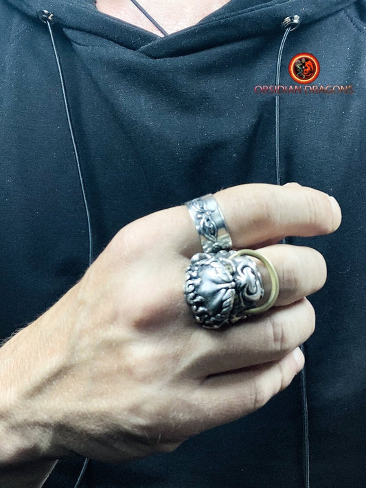 Bague yeux de bouddha- Swayambhunath