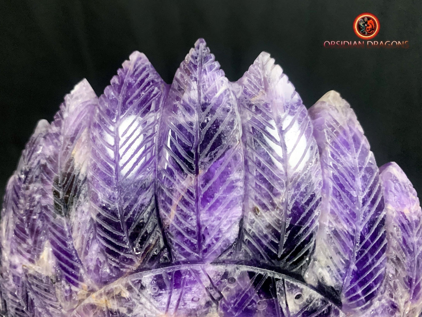 crâne de cristal chef indien en améthyste