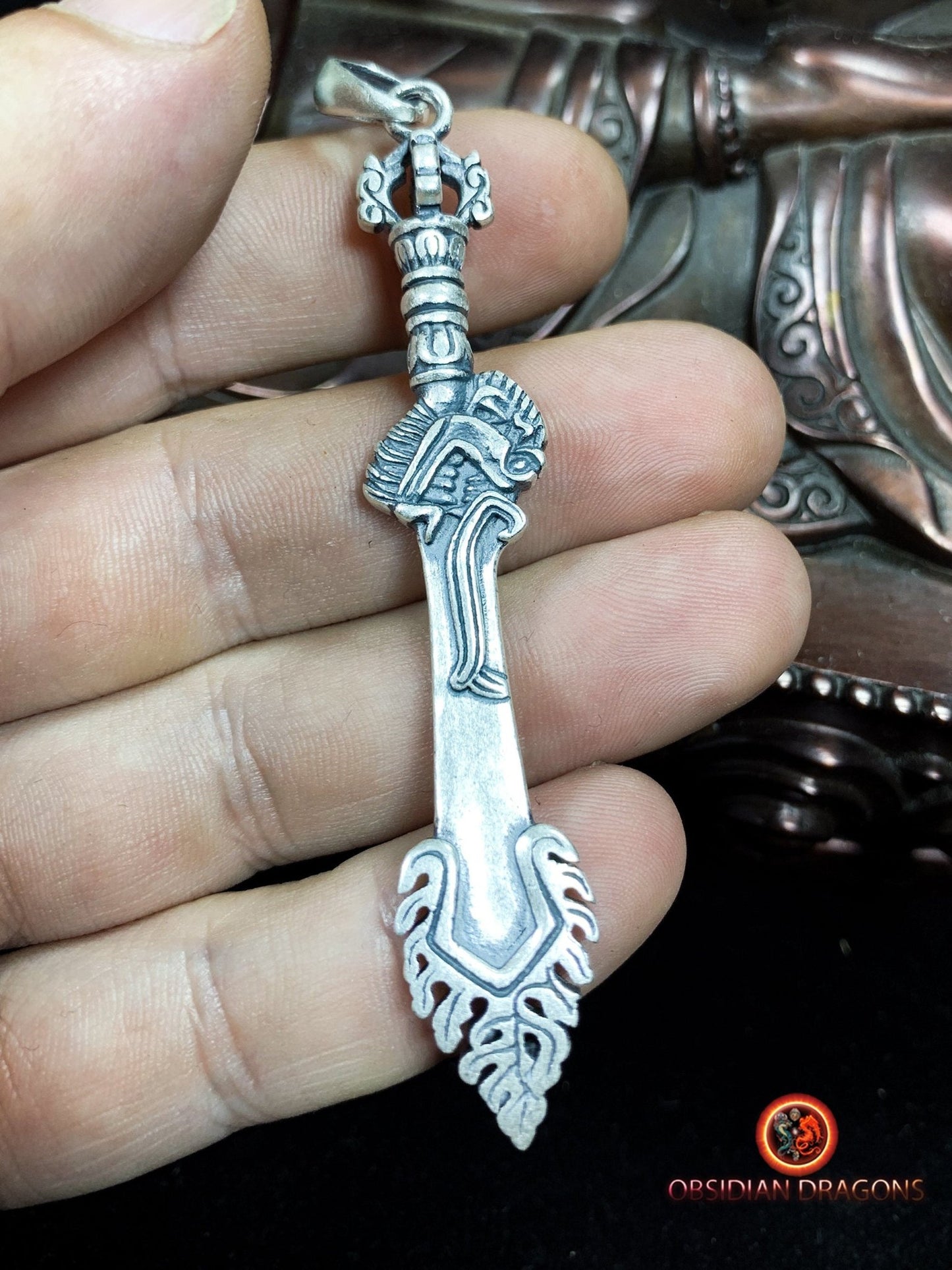 pendentif épée de Manjushri- Fendre l'ignorance