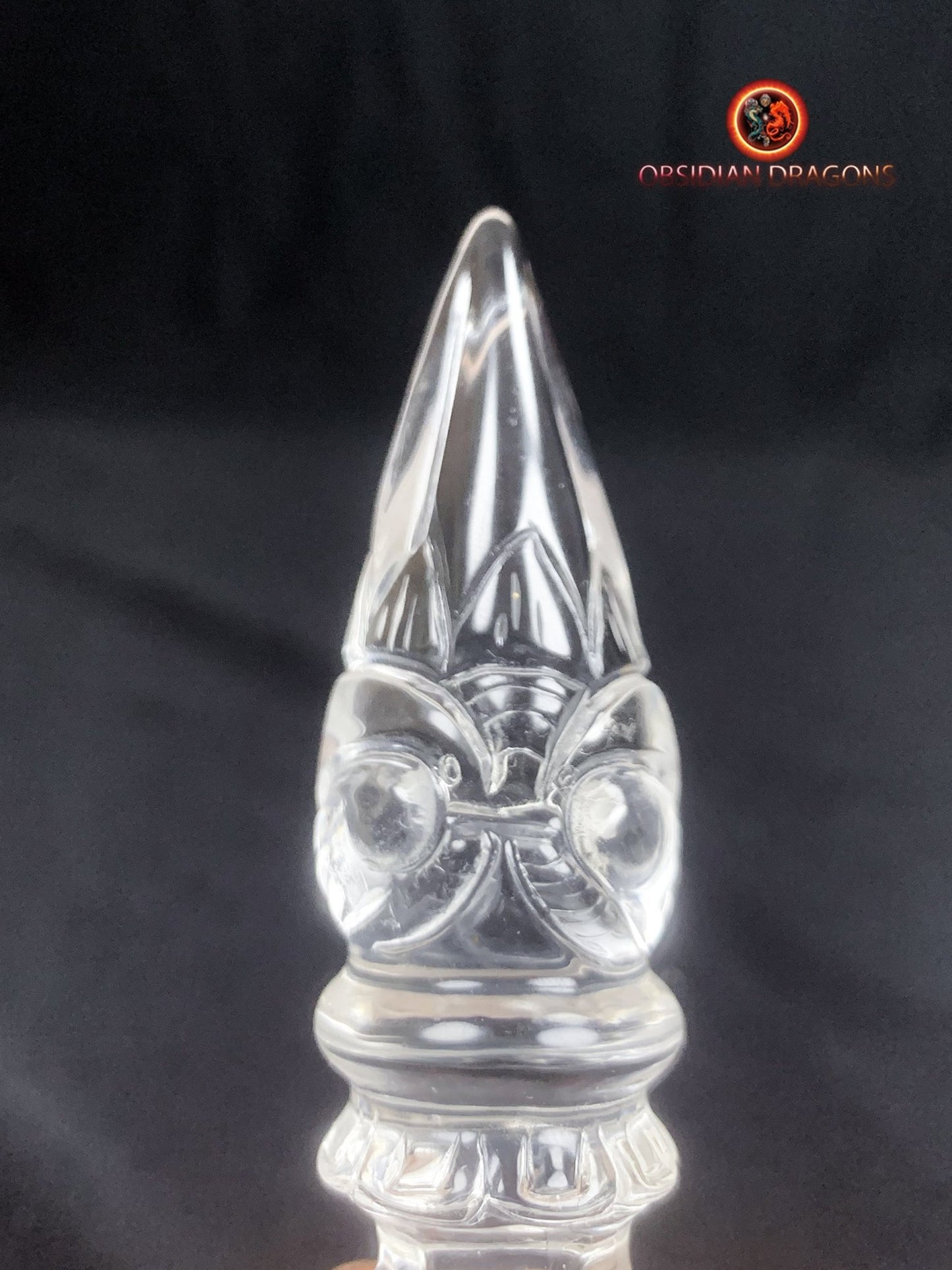 Dague Phurba en cristal de roche- Qualité gemme