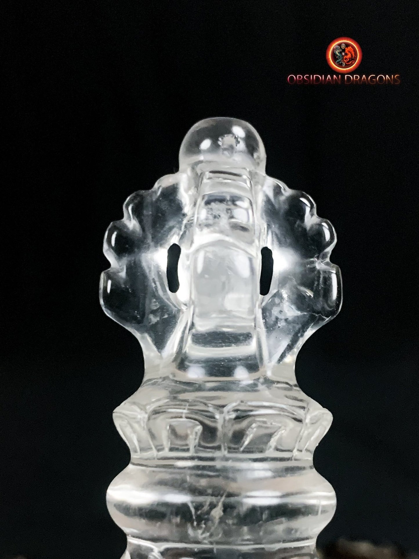 Dague Phurba en cristal de roche- Qualité gemme