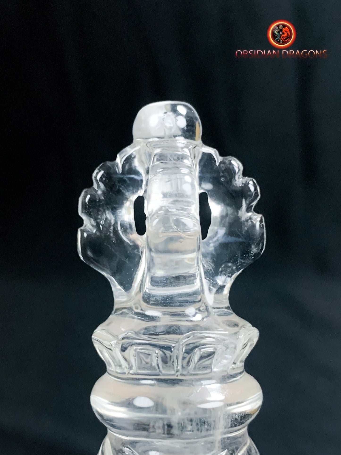 Dague Phurba en cristal de roche- Qualité gemme