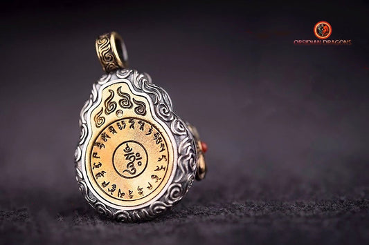 amulette de protection tibétaine- Guérison et Purification