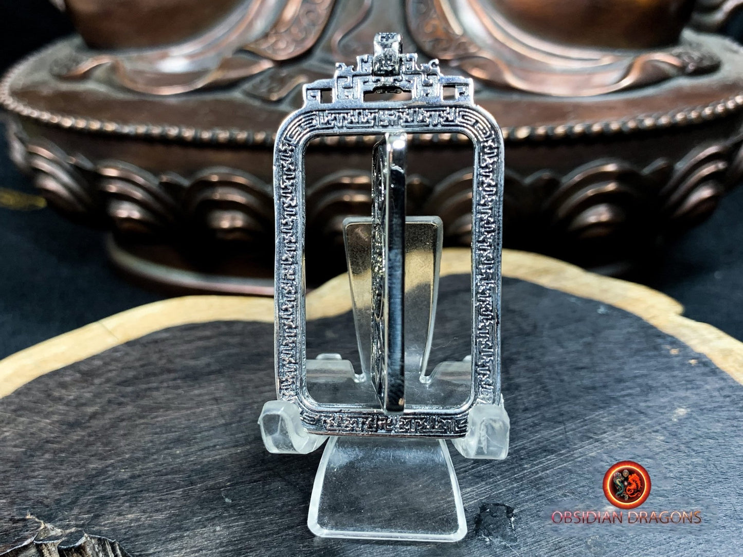 Amulette de protection tibétaine- Double dorje