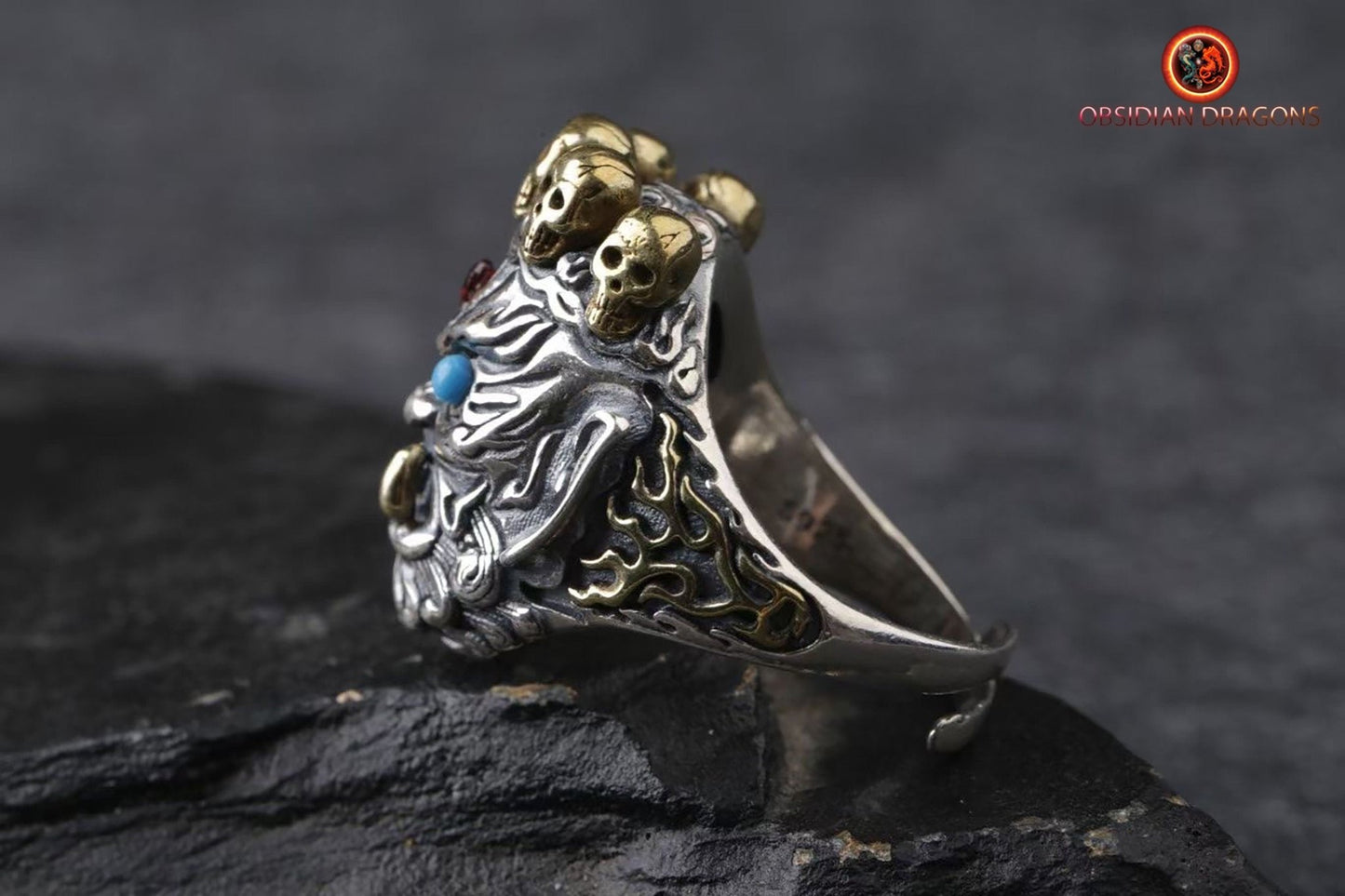 Bague Tibétaine- Mahakala- Énergie Protectrice