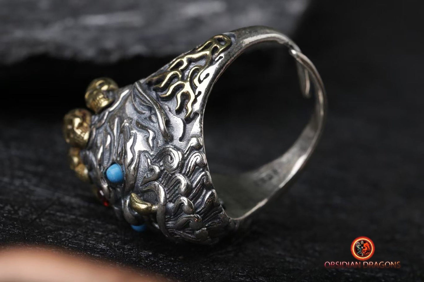 Bague Tibétaine- Mahakala- Énergie Protectrice