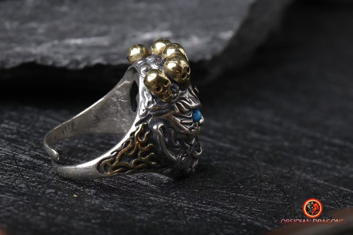 Bague Tibétaine- Mahakala- Énergie Protectrice
