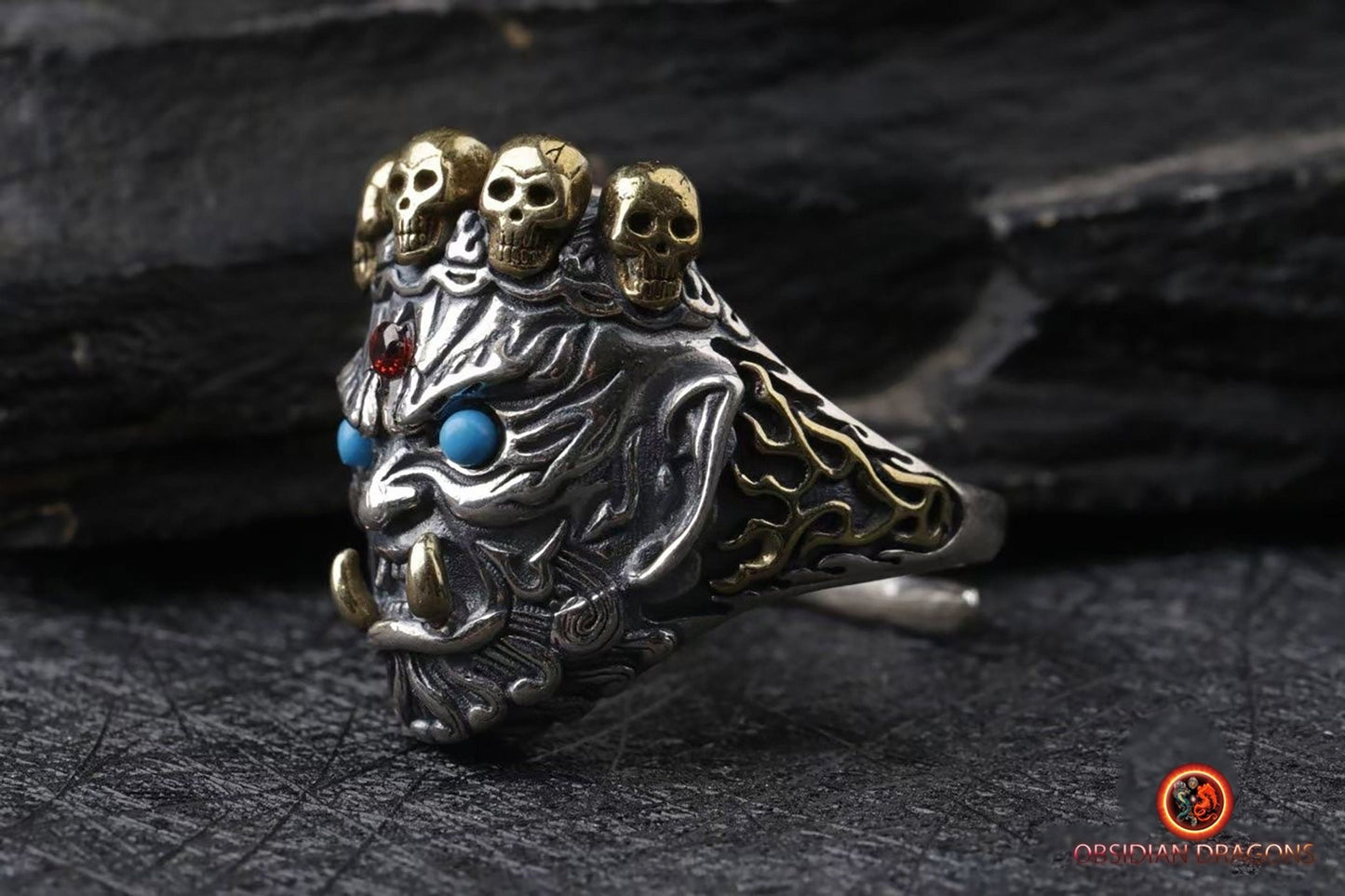 Bague Tibétaine- Mahakala- Énergie Protectrice