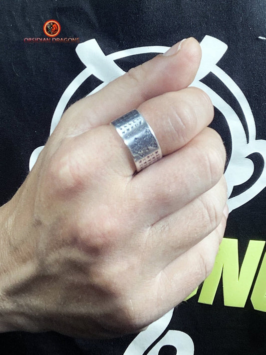 Bague bouddha- Chenrezi/ Guan Yin. Argent 925