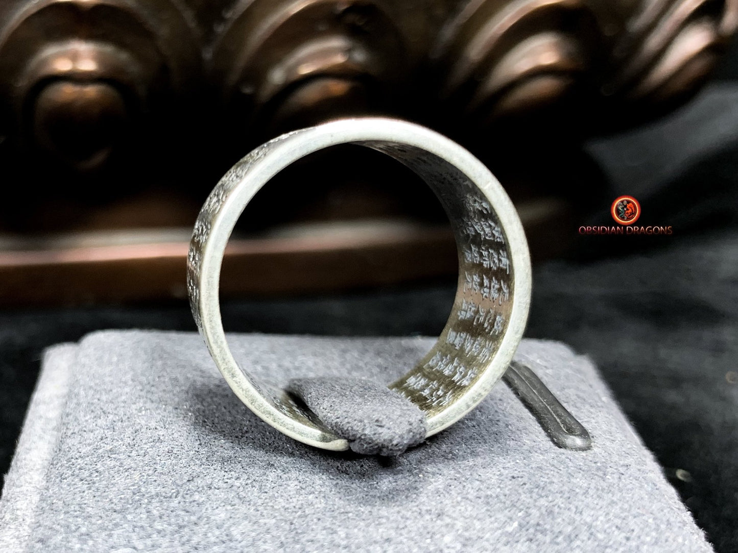 Bague bouddha- Chenrezi/ Guan Yin. Argent 925