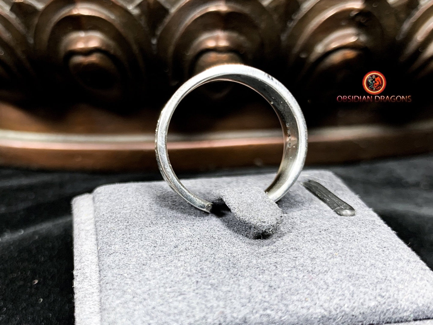 Bague mantra de la compassion- argent 925