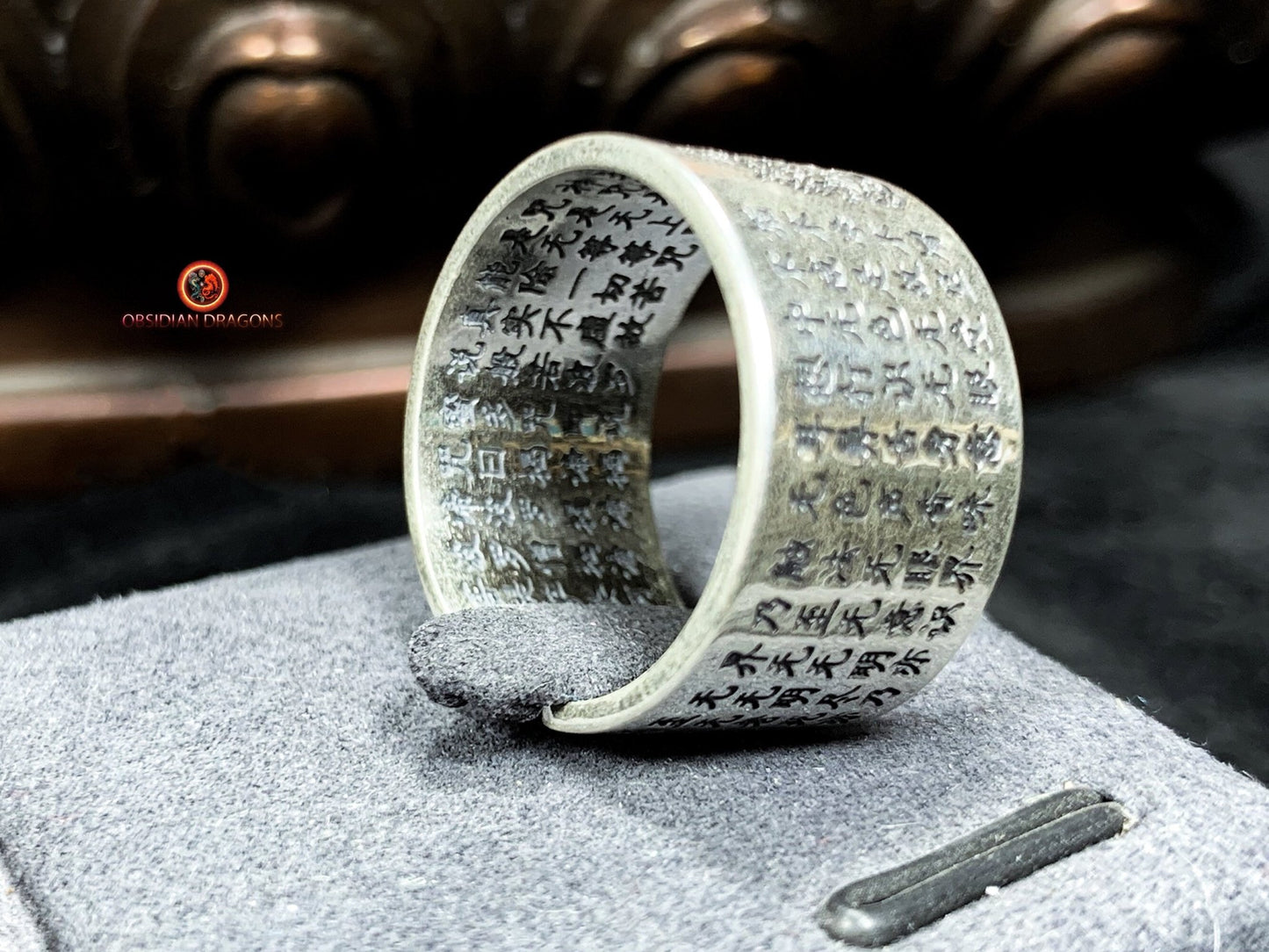 Bague bouddha- Chenrezi/ Guan Yin. Argent 925