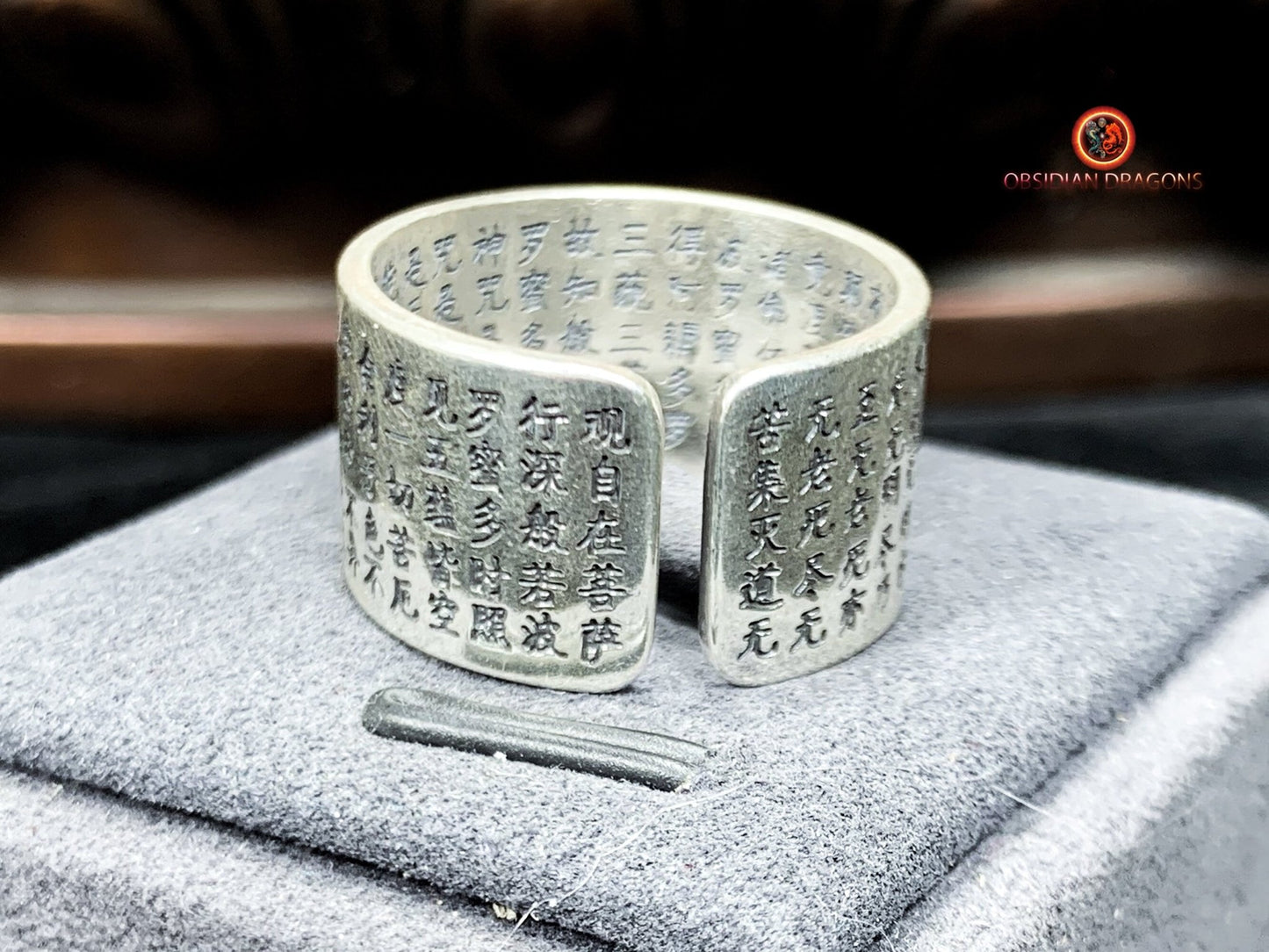 Bague bouddha- Chenrezi/ Guan Yin. Argent 925