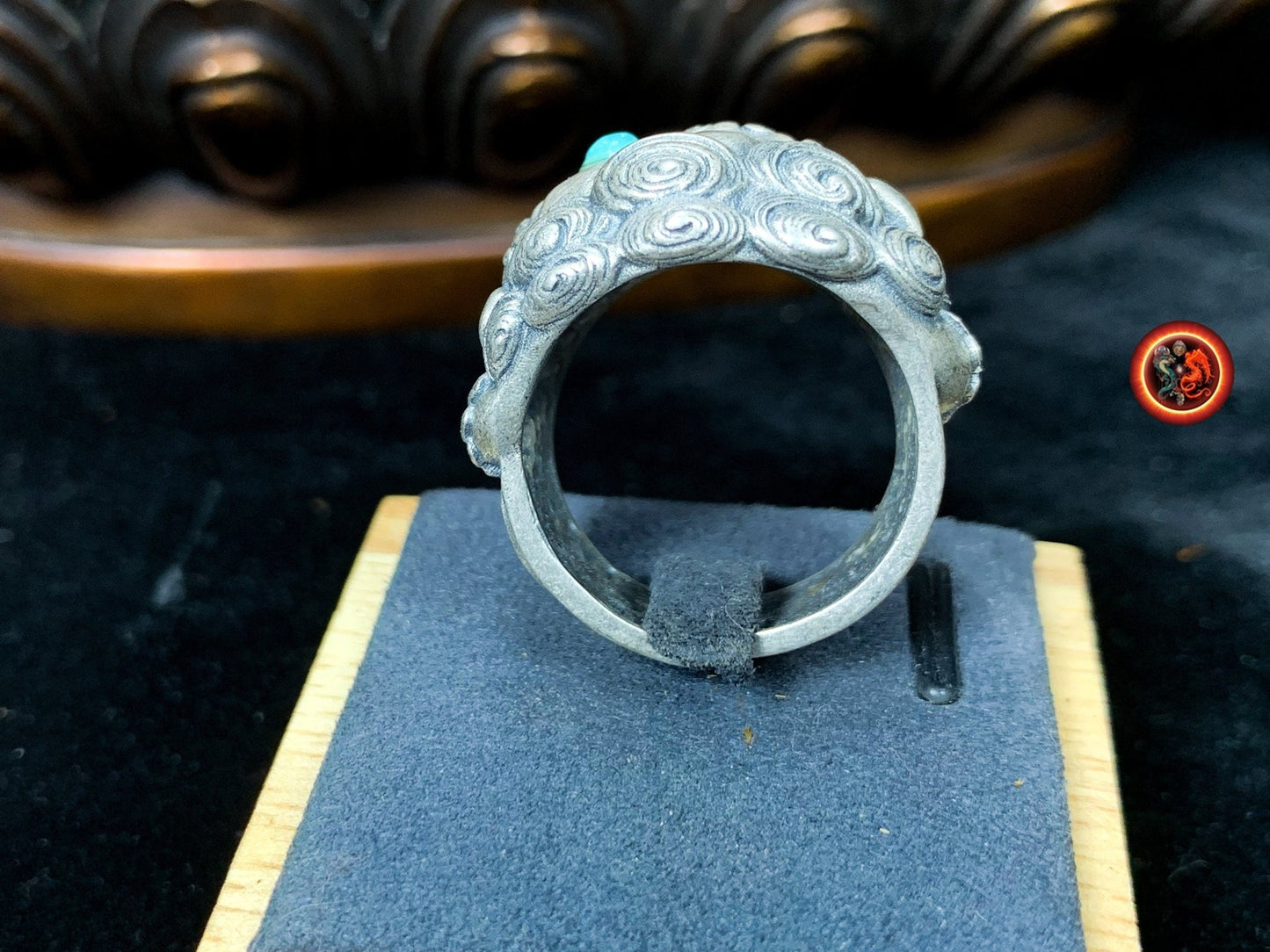 Bague lion chinois - protection Feng Shui