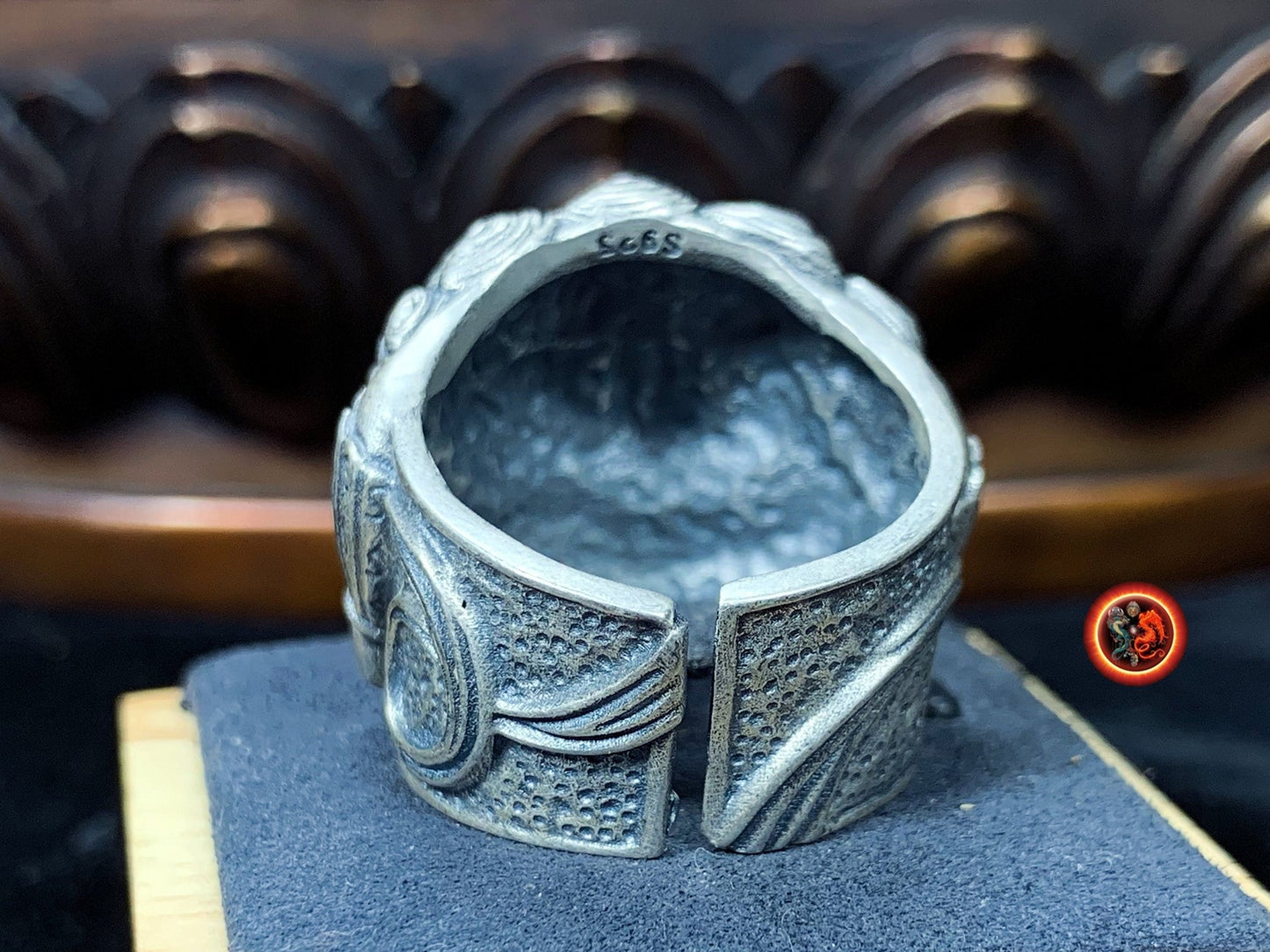 Bague lion chinois - protection Feng Shui