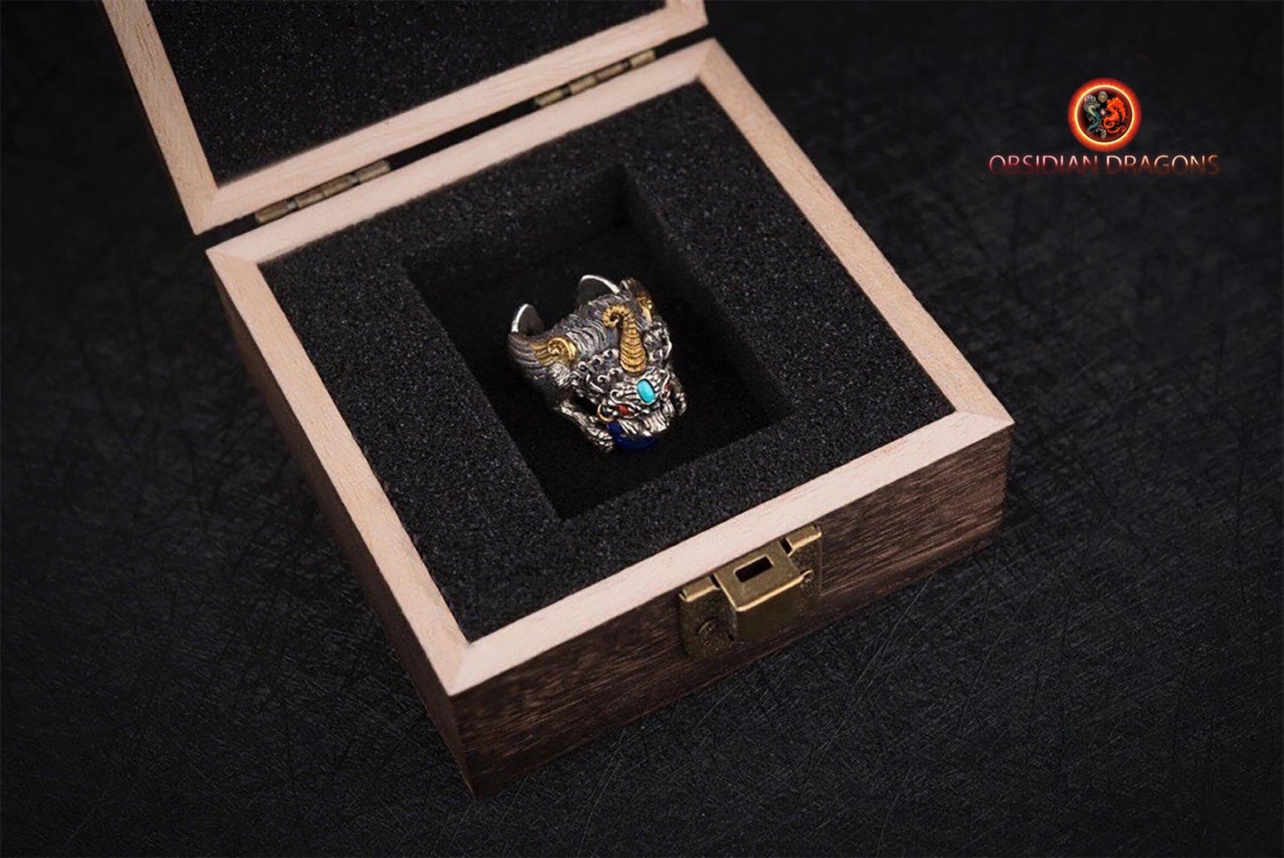 Bague Pixiu- Richesse et bonne fortune