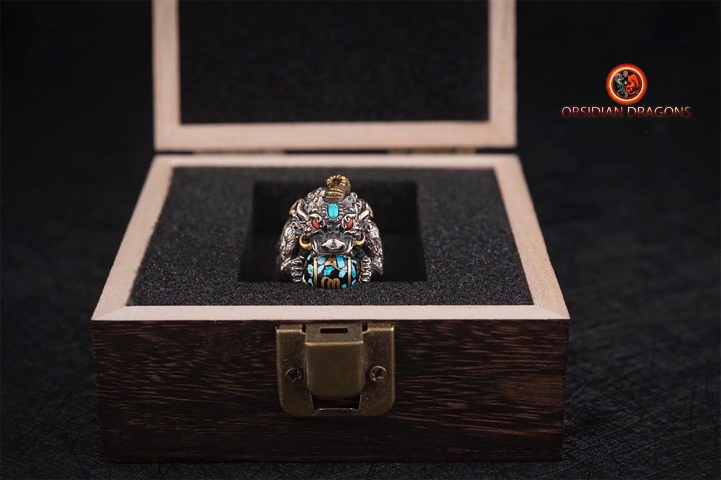 Bague Pixiu- Richesse et bonne fortune