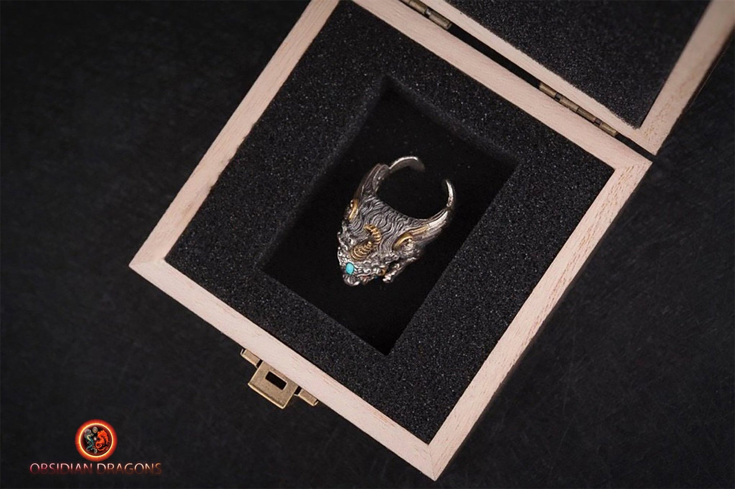 Bague Pixiu- Richesse et bonne fortune