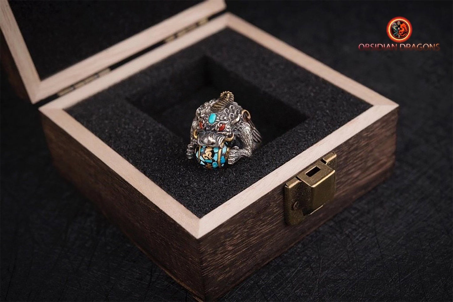 Bague Pixiu- Richesse et bonne fortune