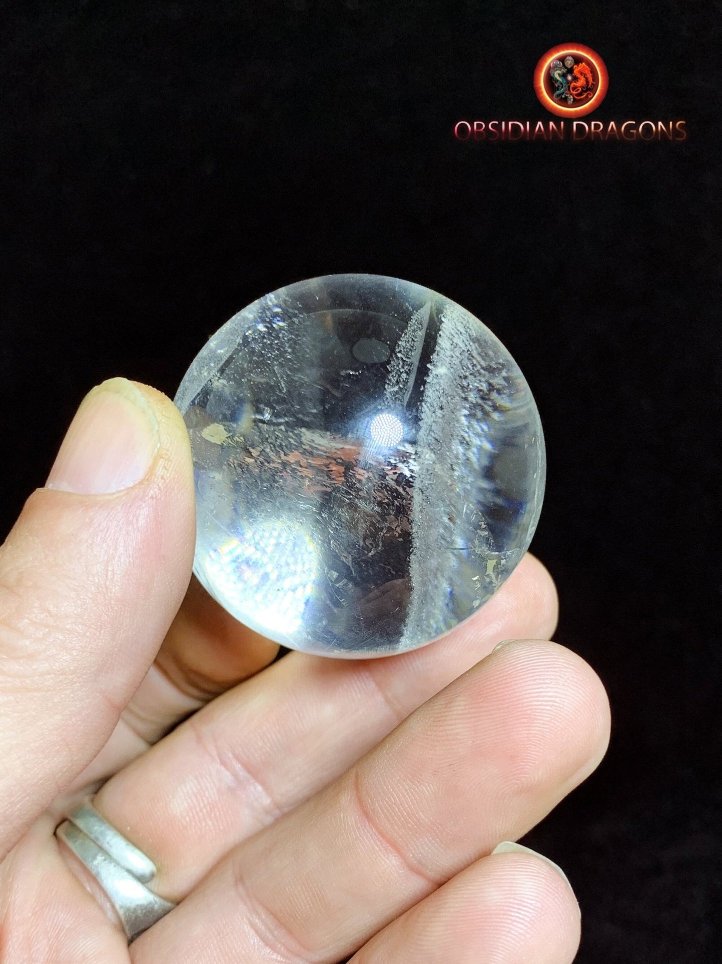 boule de cristal- naturelle- unique