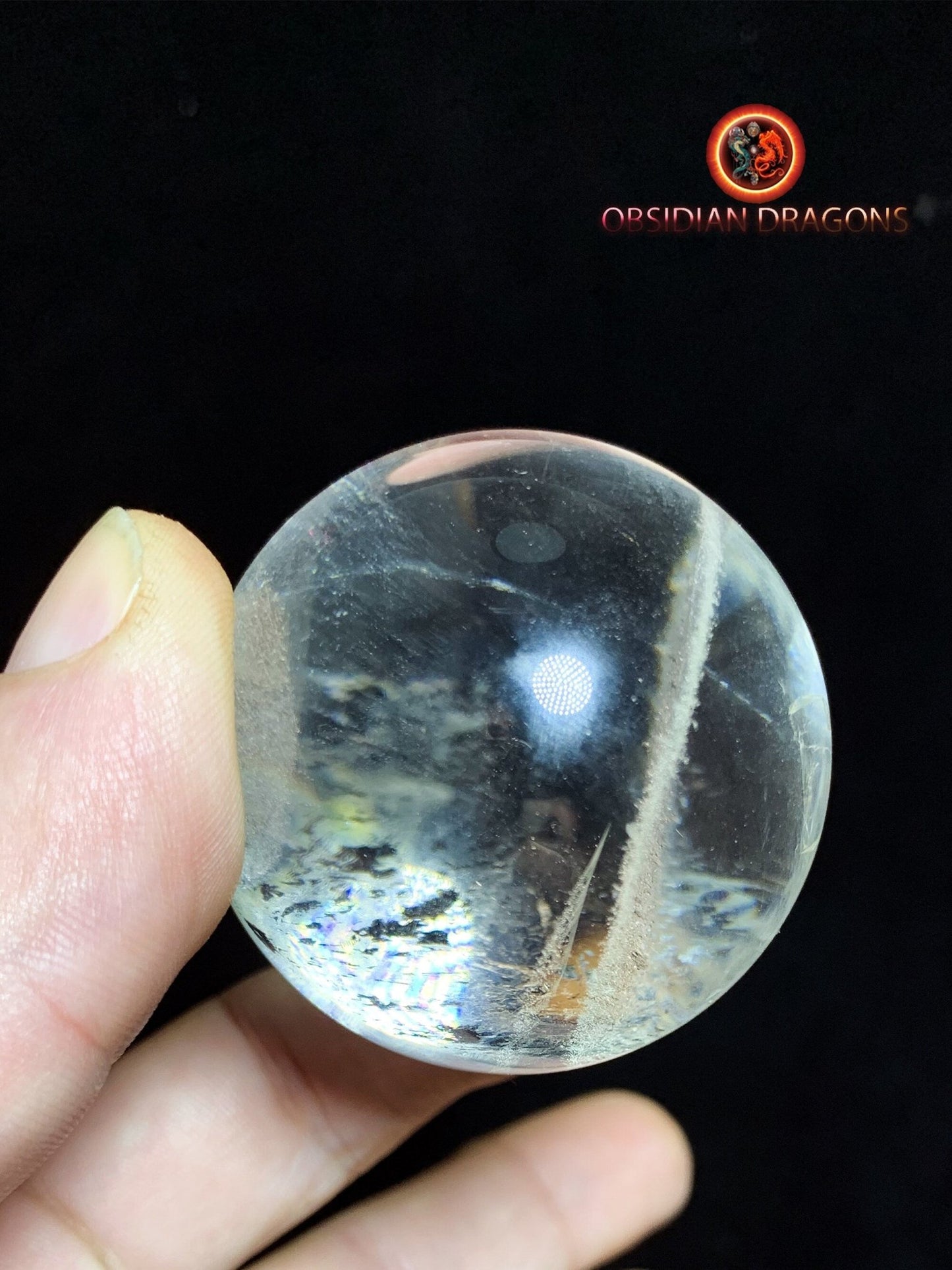 boule de cristal- naturelle- unique