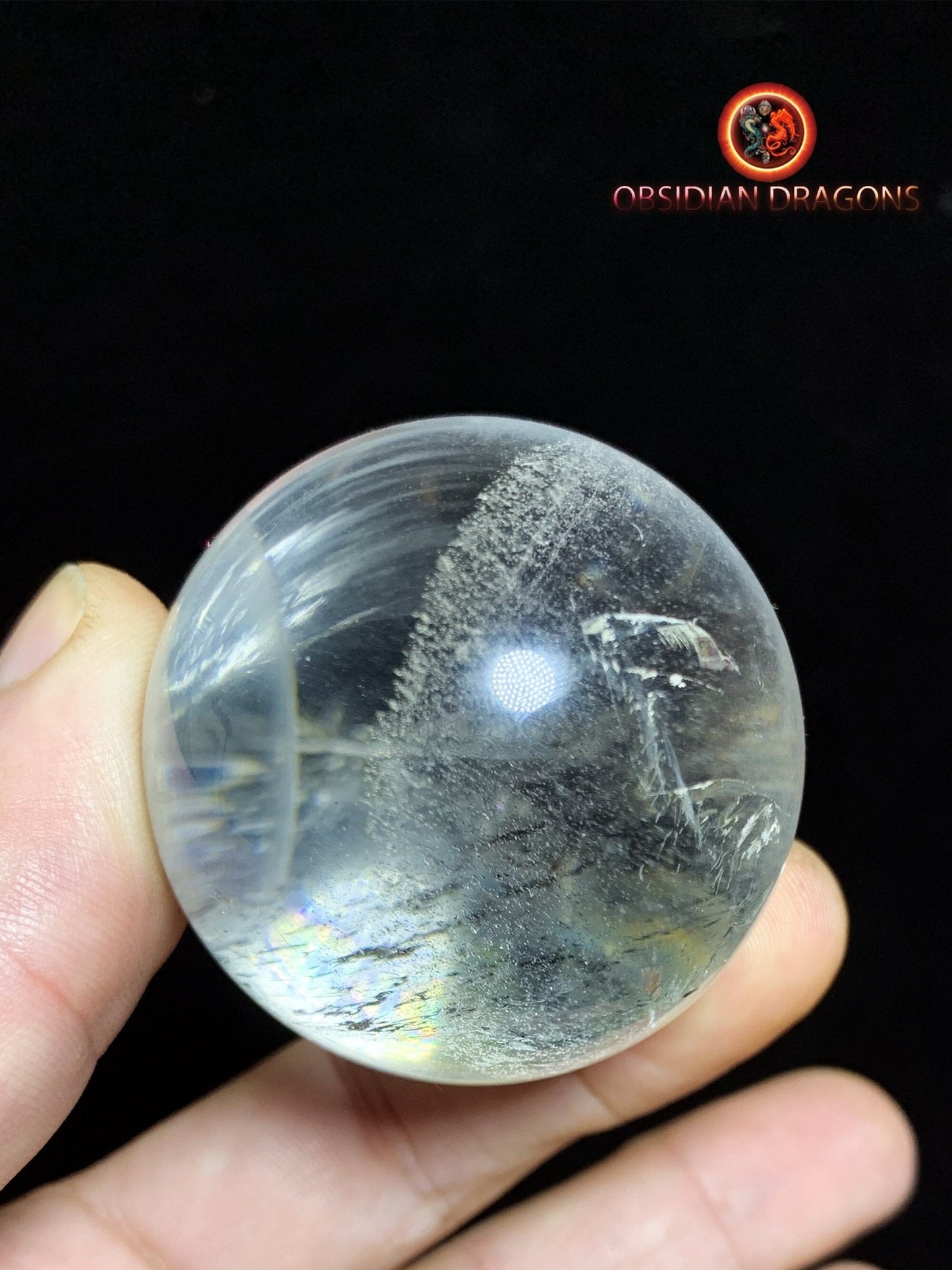 boule de cristal- naturelle- unique