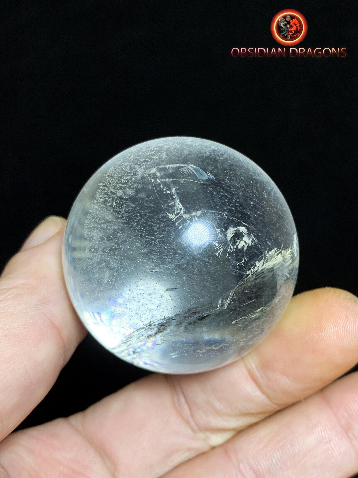 boule de cristal- naturelle- unique