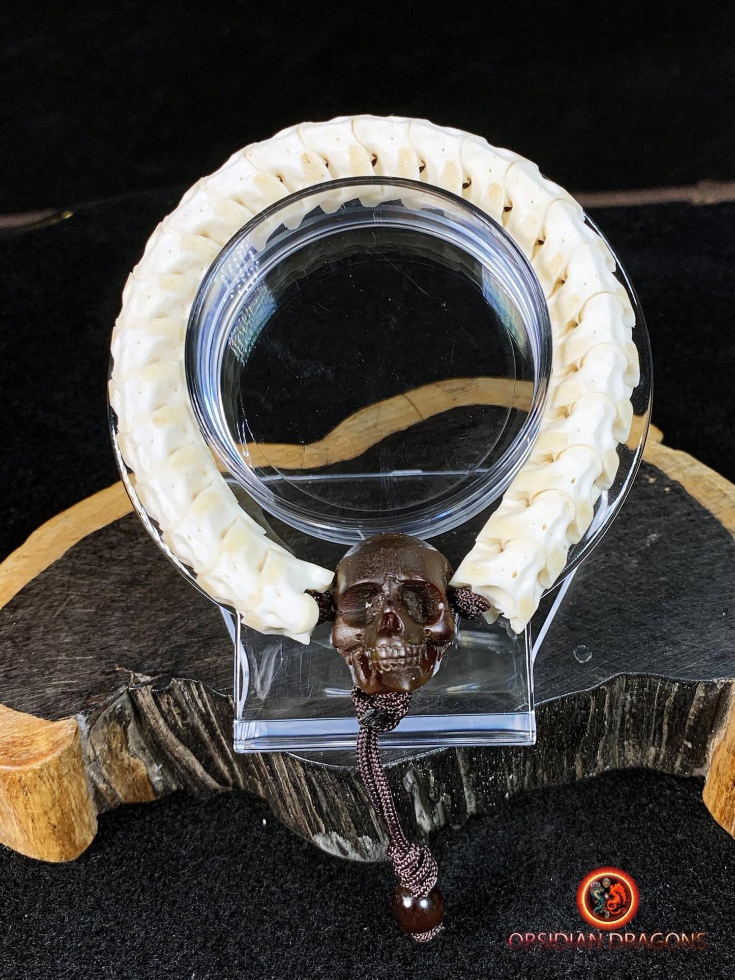 Bracelet Serpent, Vertèbres & Crâne