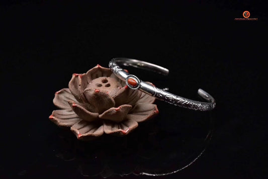 Bracelet manchette feng shui- nuages propices