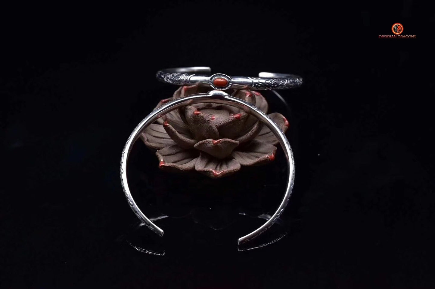 Bracelet manchette feng shui- nuages propices