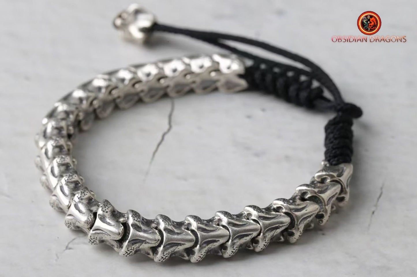 Bracelet vertèbres de serpent- Argent 925