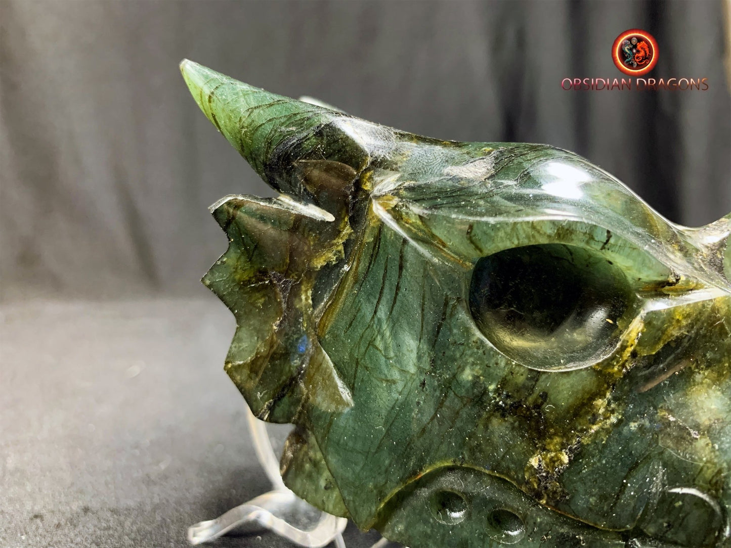 crâne de dragon- Labradorite- Unique