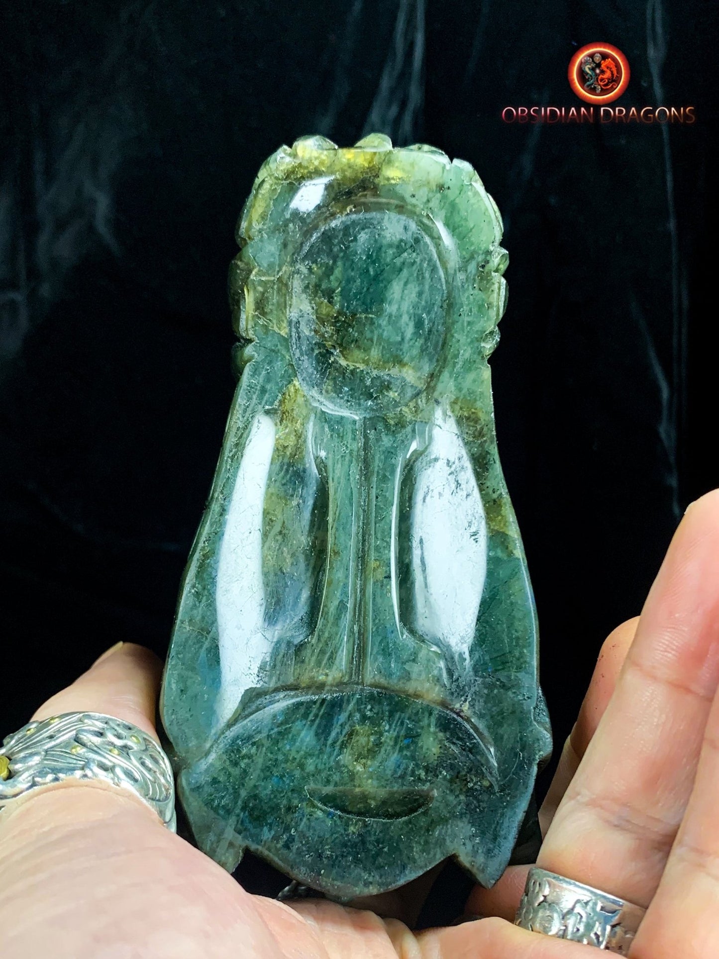 crâne de dragon- Labradorite- Artisanal et unique