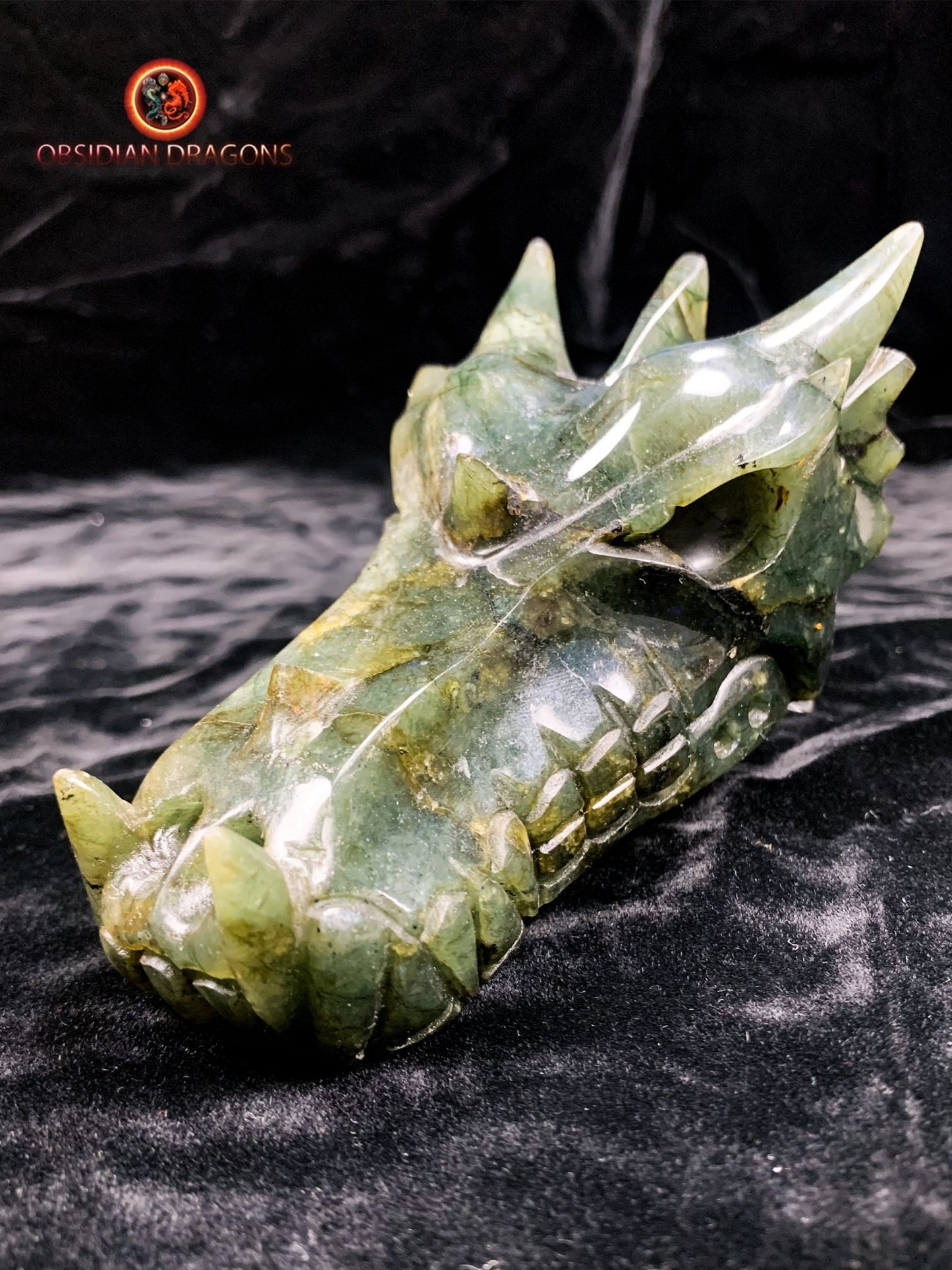 crâne de dragon- Labradorite- Artisanal et unique