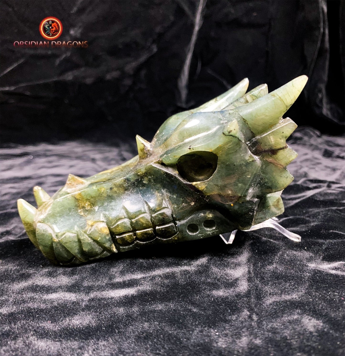 crâne de dragon- Labradorite- Artisanal et unique