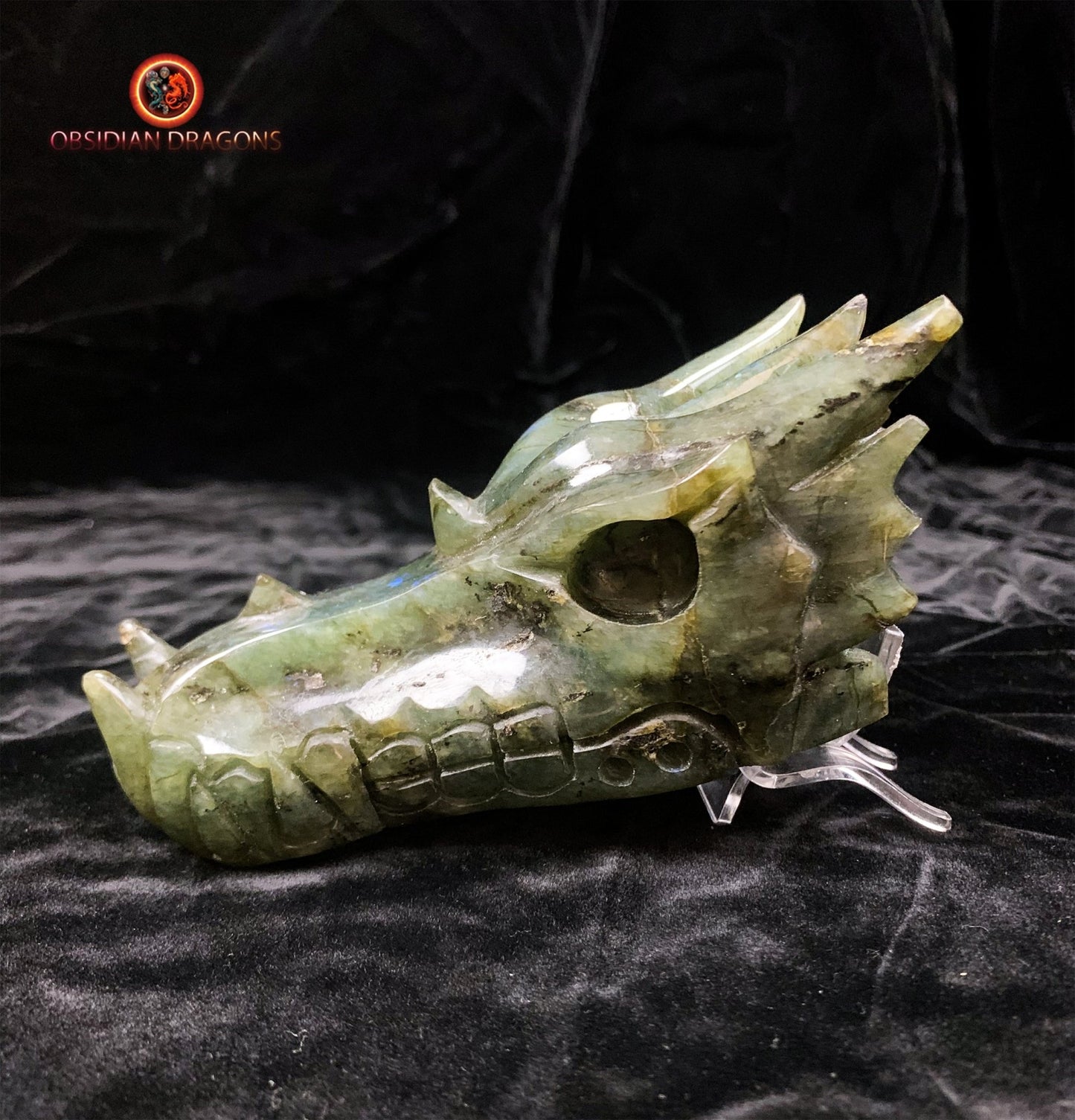 crâne de dragon- Labradorite- Artisanal