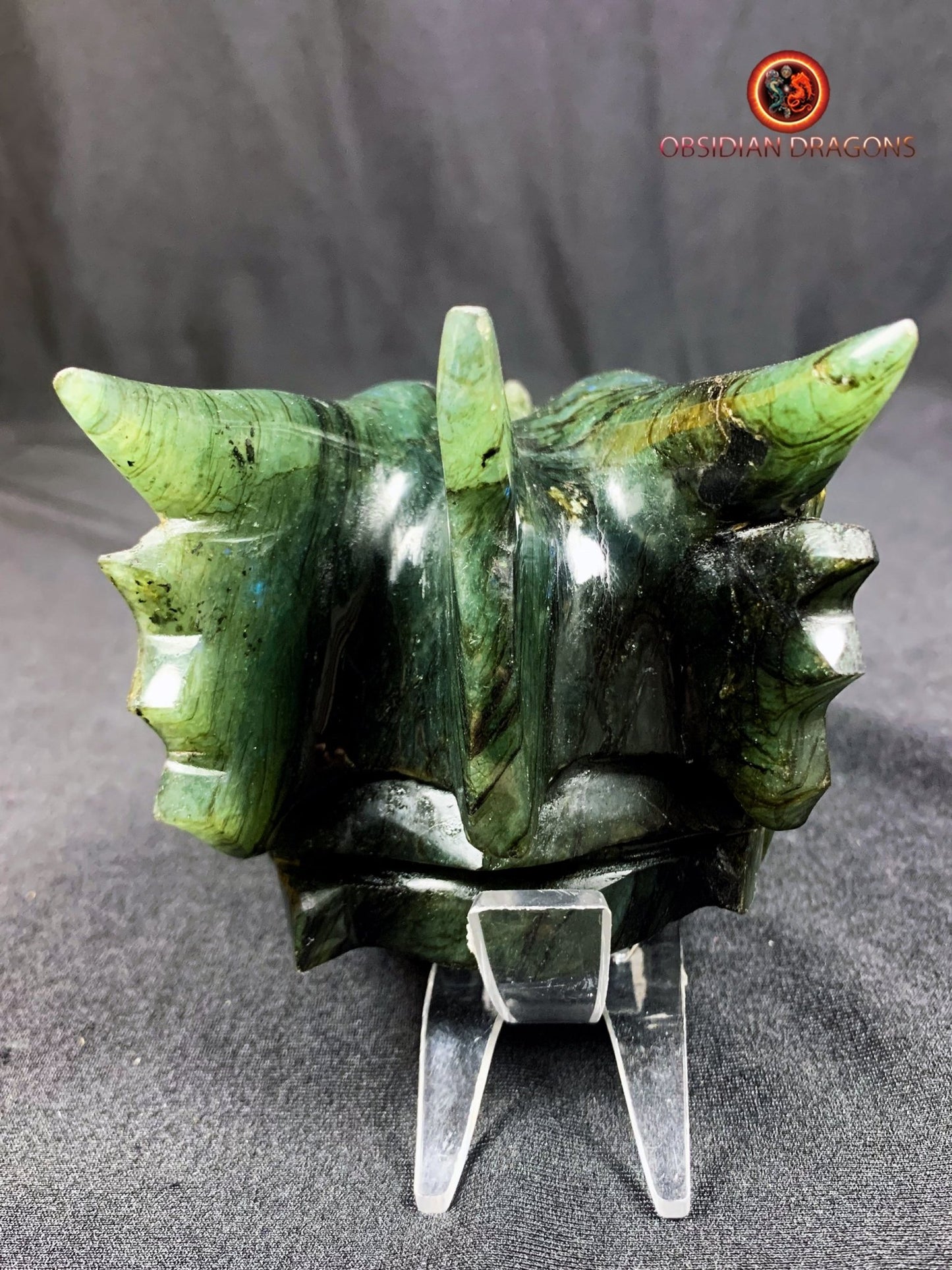 crâne de dragon- Labradorite- Unique