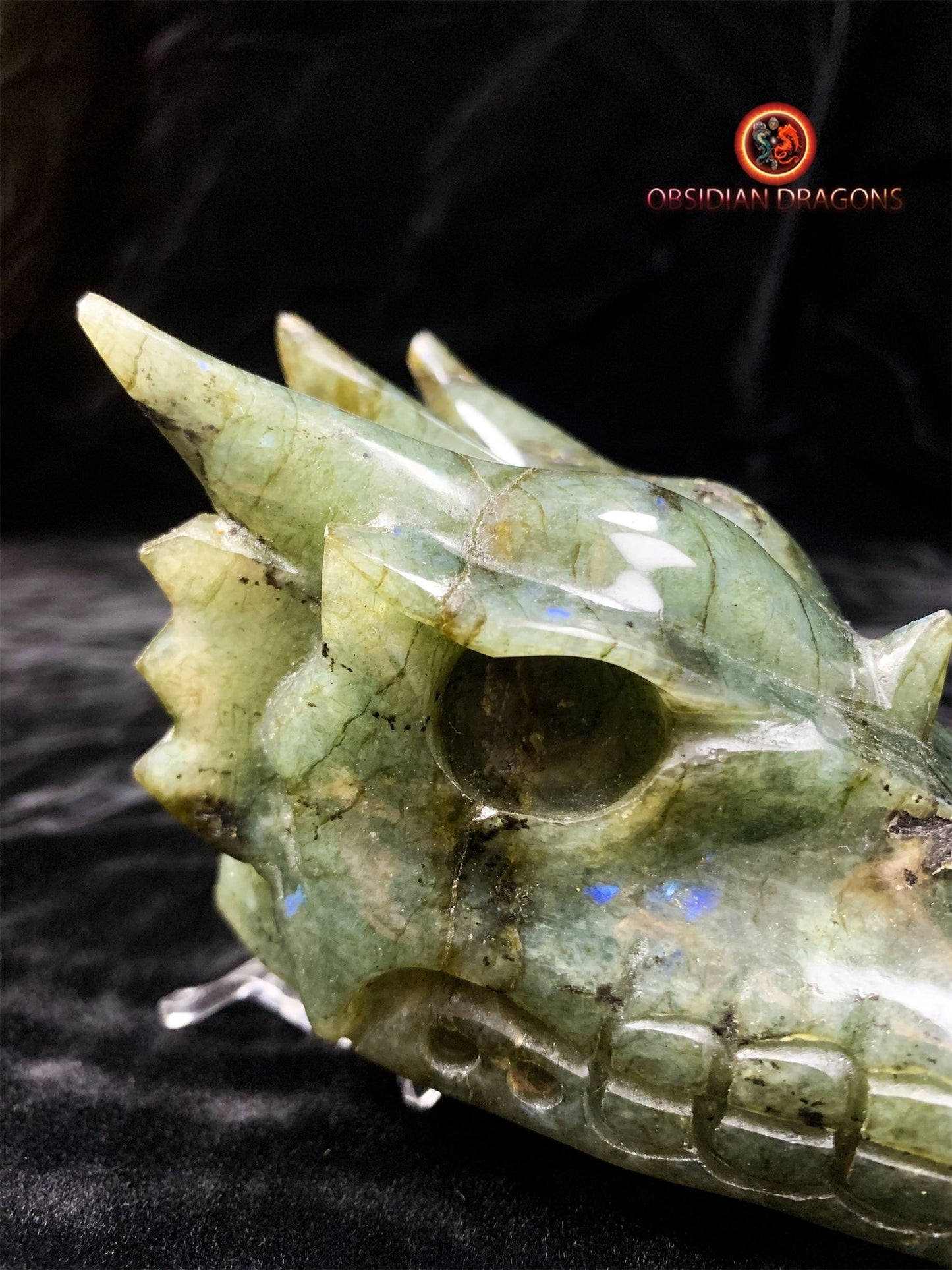 crâne de dragon- Labradorite- Artisanal