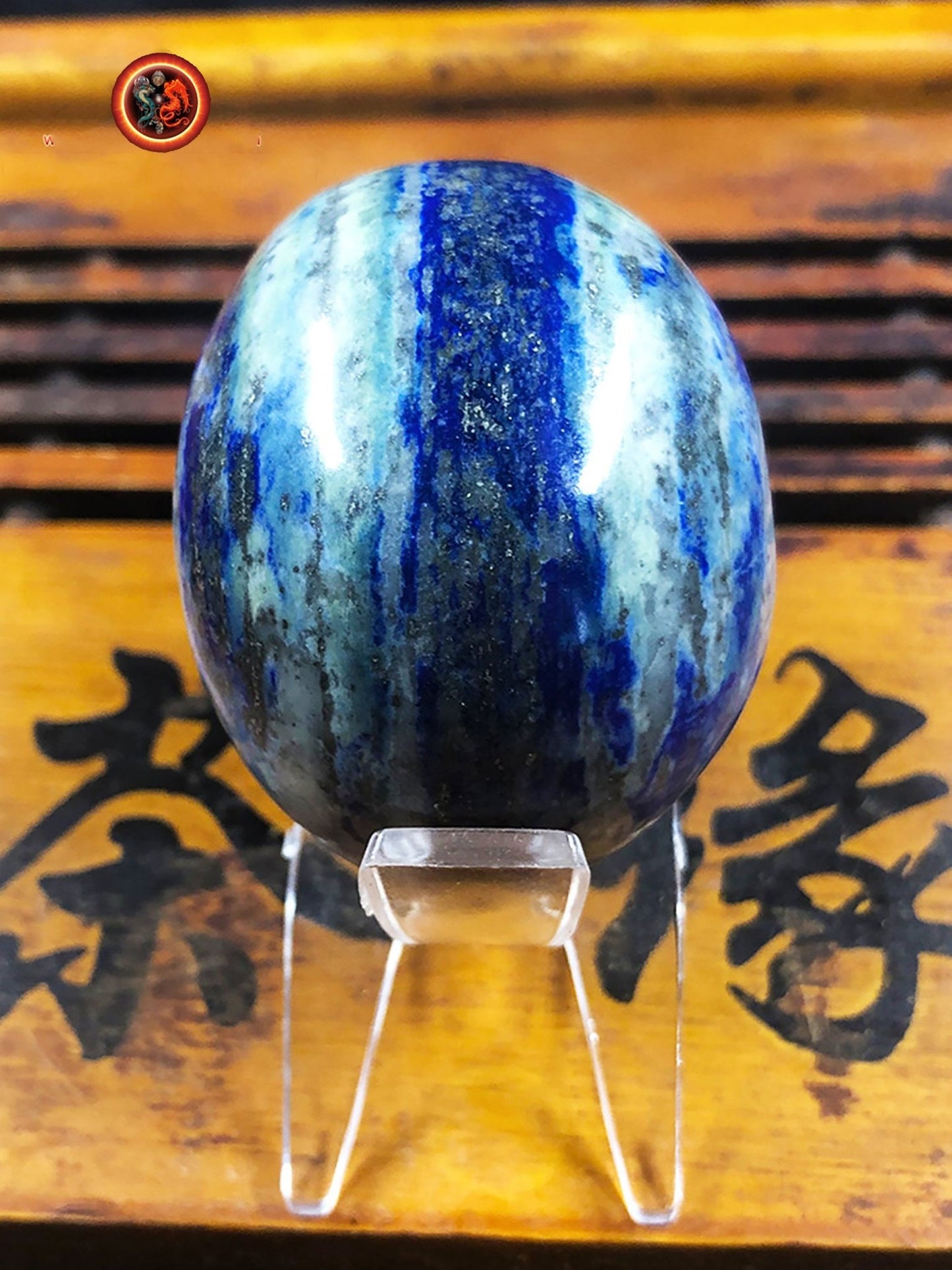 crâne de cristal en lapis lazuli entièrement réalisé à la main pièce unique 5,5/4,5/3cm 0,174kg - obsidian dragon