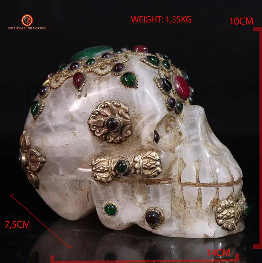 Crâne de cristal tibétain- Pratiques tantriques