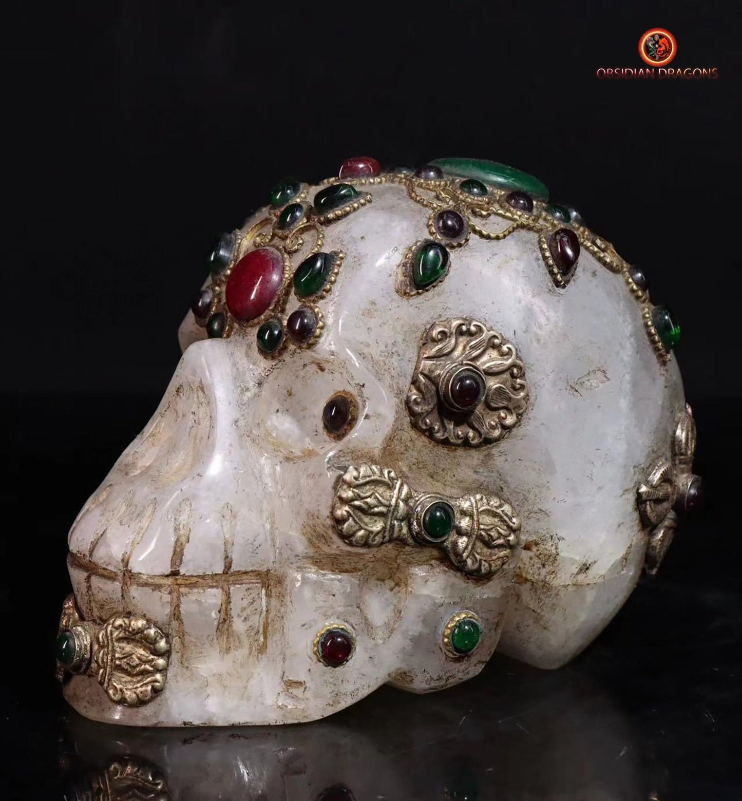Crâne de cristal tibétain- Pratiques tantriques