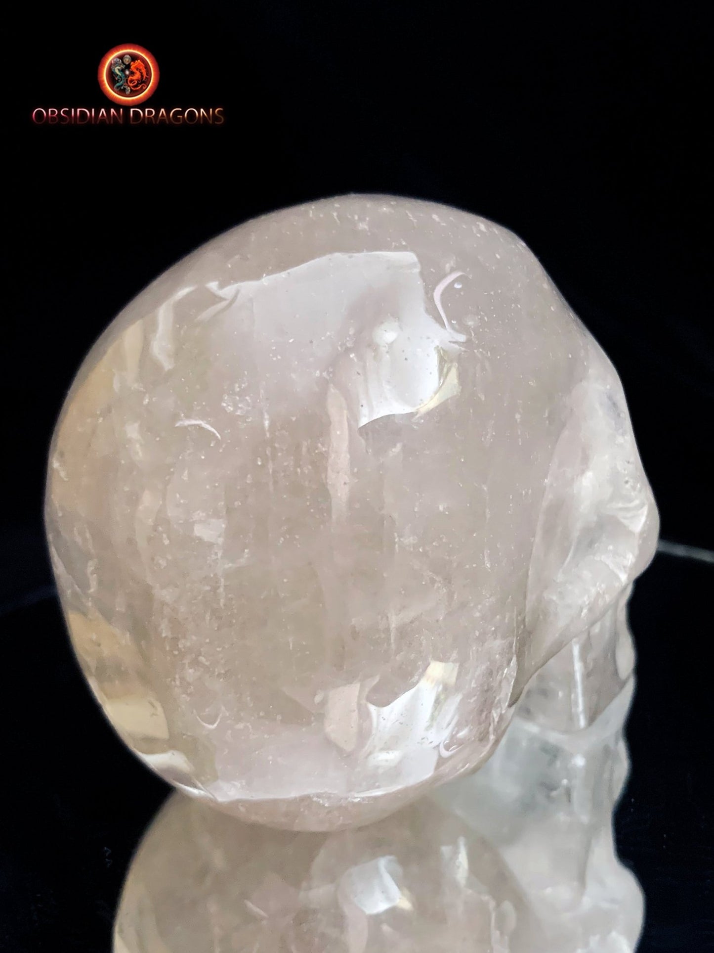Petit crâne de cristal de roche- Himalaya- Unique