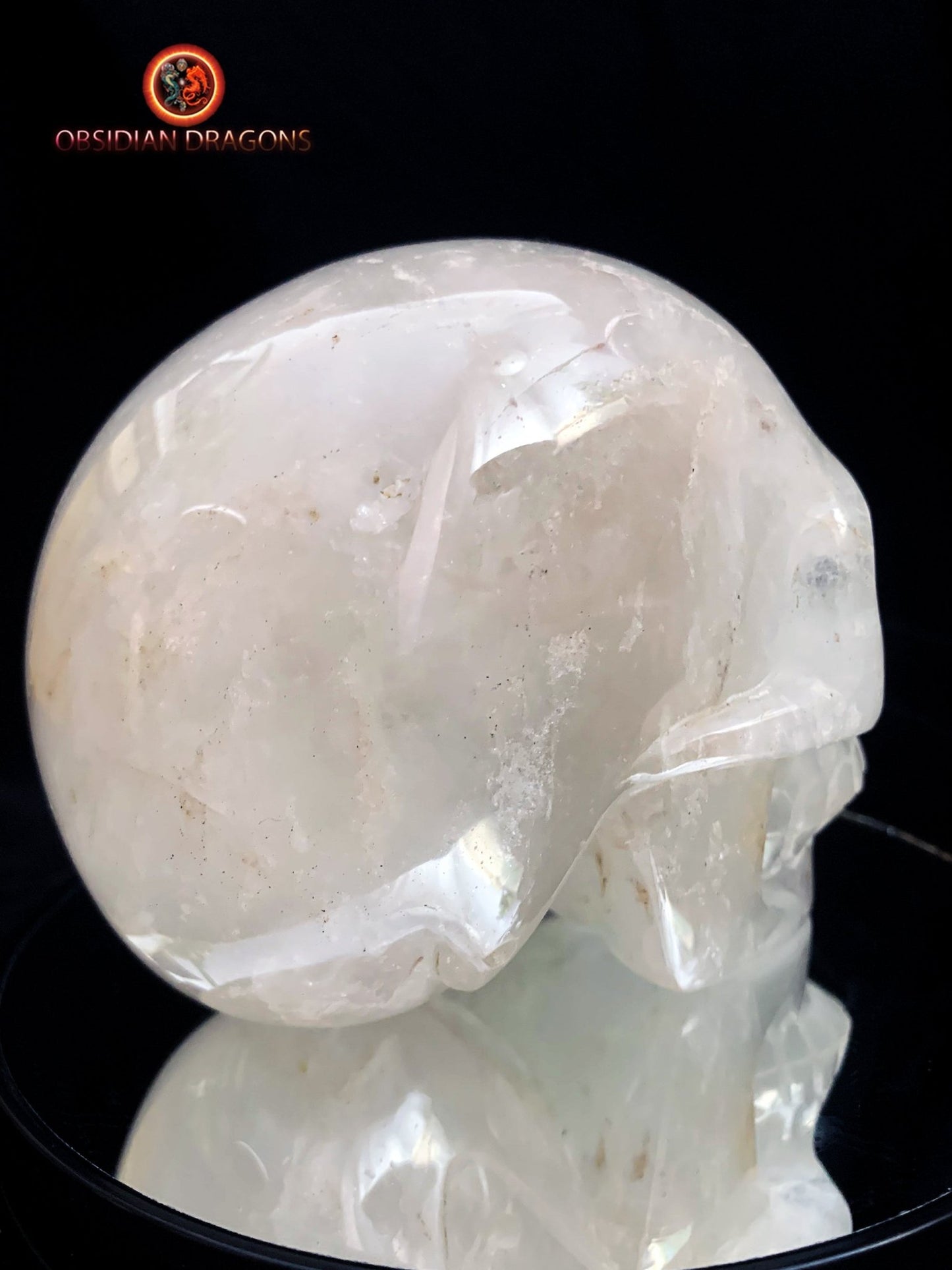 crâne de cristal de roche- Himalaya- artisanal