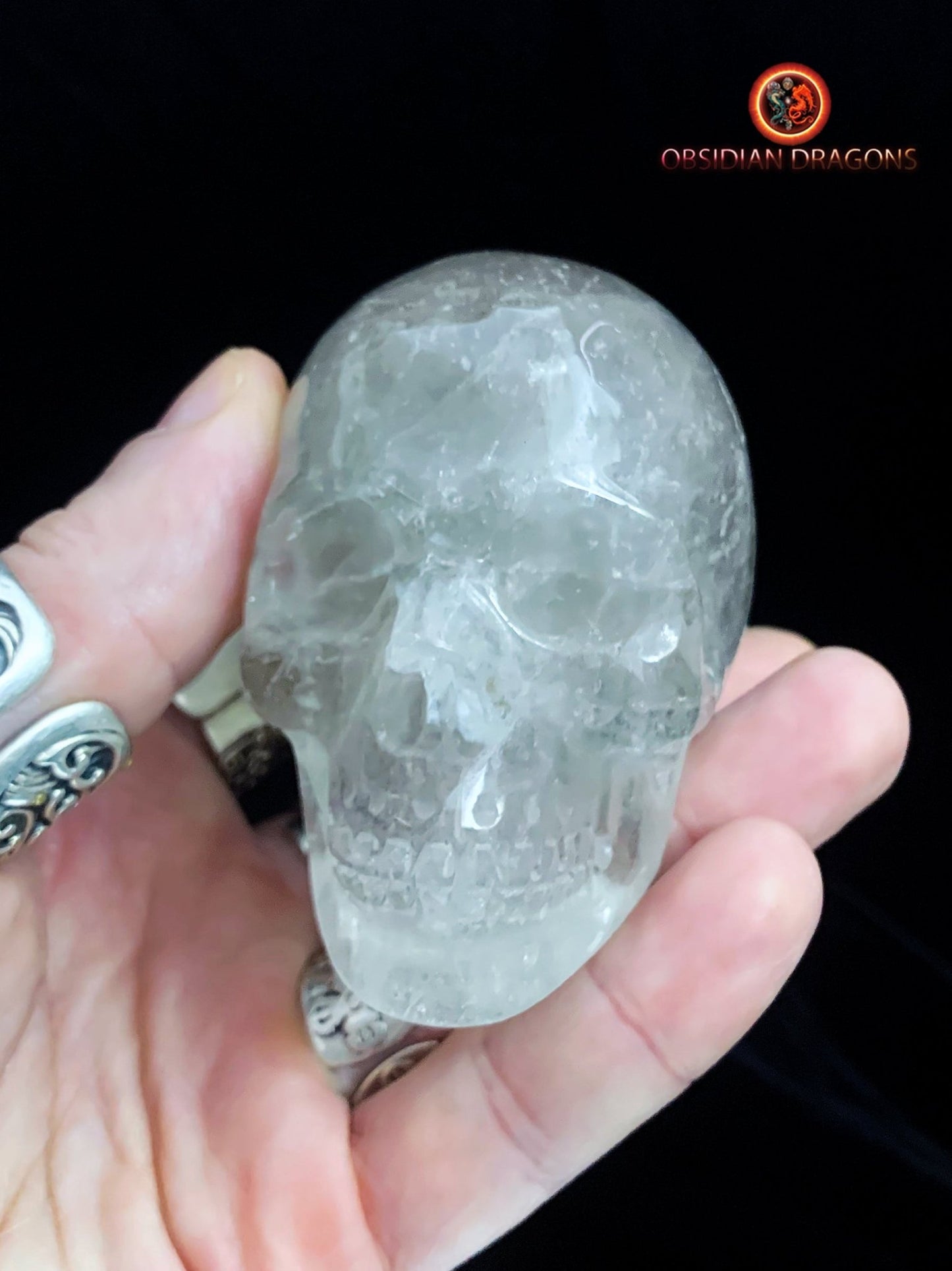 Petit crâne de cristal de roche- Himalaya- Unique