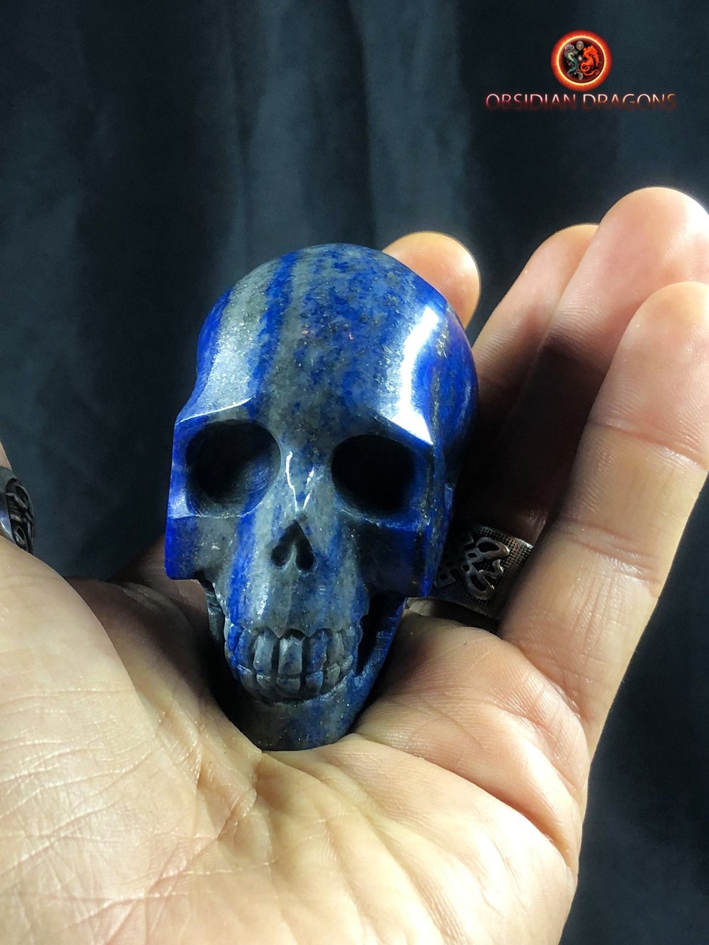 Crâne de cristal- Lapis lazuli
